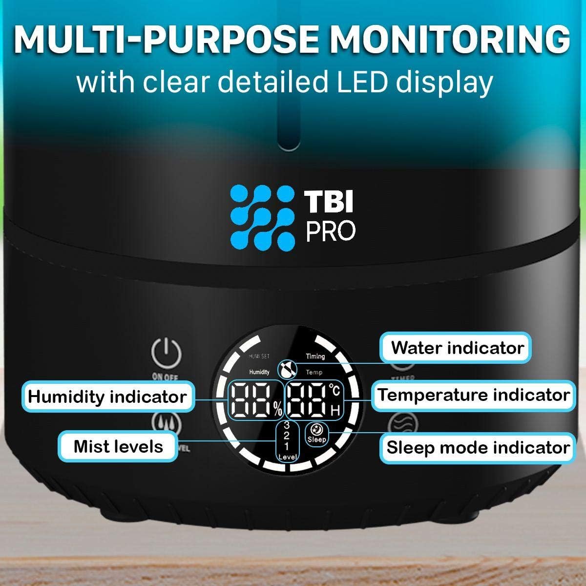 Humidificador 360 grados para recamara de 6L - PBI PRO