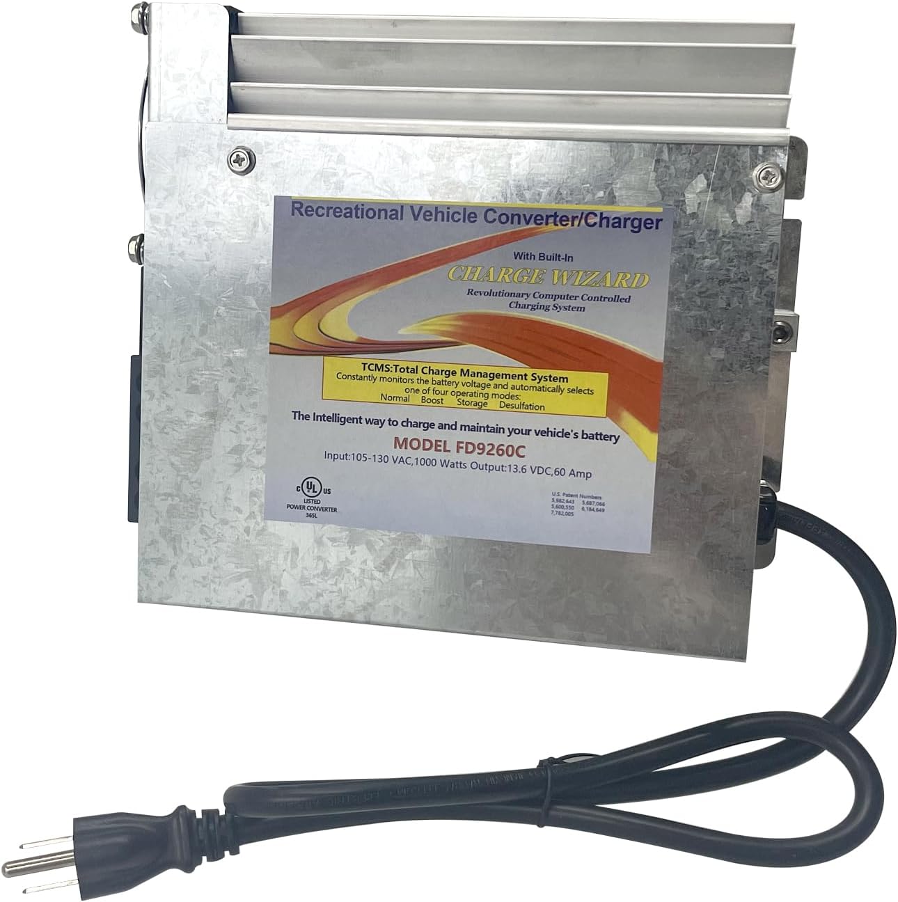 Convertidor de potencia RV de 12 V y 60 amp, Inteli-Power 9200.