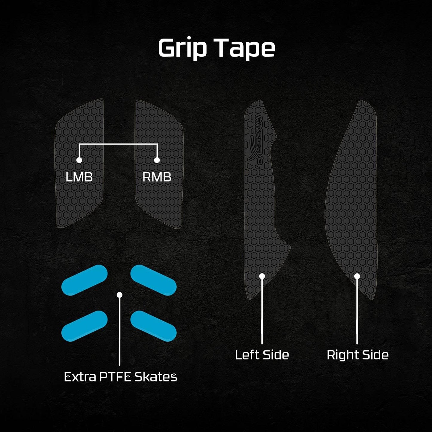 Mouse inalámbrico para videojuegos, ultraligero, HyperX Pulsefire.