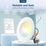 Amico Iluminación empotrable LED 5CCT de 5/6", 20 piezas.