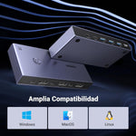 UGREEN Hub KVM DisplayPort USB Multi (USADO)