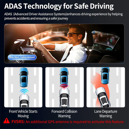 Visualización portátil de 9 " para coche, Apple CarPlay y Android Auto, cámara 4K y 1080P