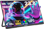 InnoView Monitor portátil de 23.8", de juegos, con soporte.