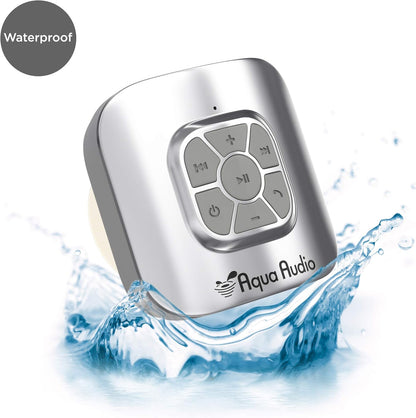 Altavoz Bluetooth portátil, impermeable, Aqua Audio Cubo, Comp. SIRI.