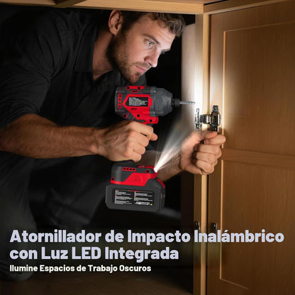 Pistola De Impacto Inalámbrica 21V Sin Escobillas Kit USADO