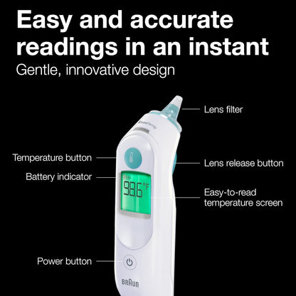 Braun Thermoscan 6, Termómetro Digital De Oído,