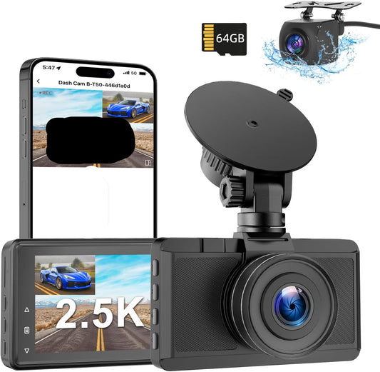 Cámara De Salpicadero Frontal Y Trasera B-T50