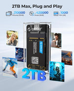 ORICO - Carcasa SSD USB 3.0 mSATA de 5 Gbit/s.