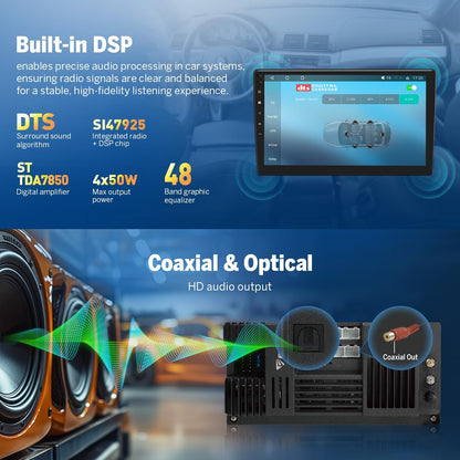 Estéreo Ford F150 9'' CarPlay Android Auto Eonon 6+64GB
