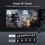 Interruptor KVM HDMI 4K a 60Hz 2 monitores 2 ordenadores,TESmart