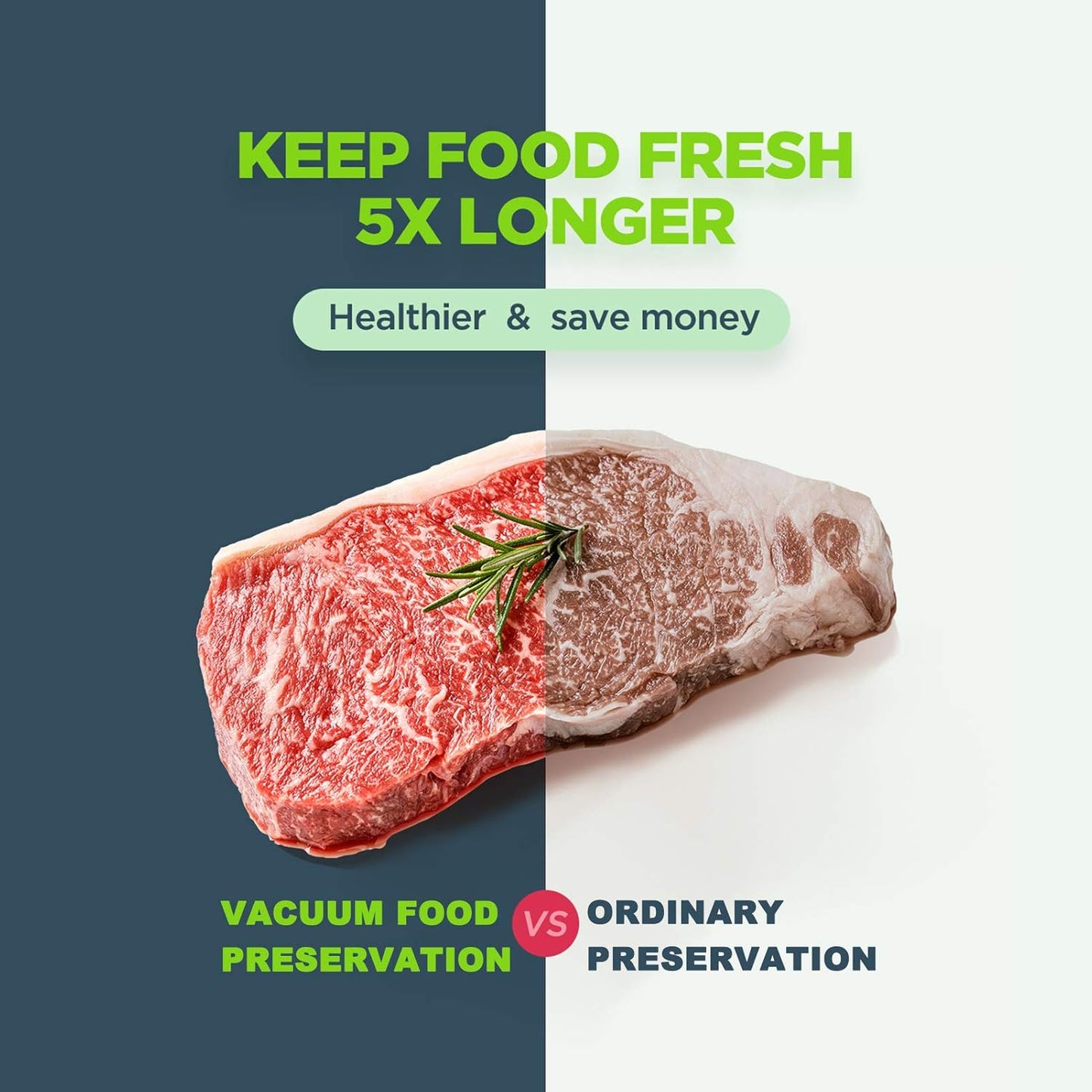 Máquina selladora al vacío de precisión, de alimentos profesional, 8 en 1 . POTANE