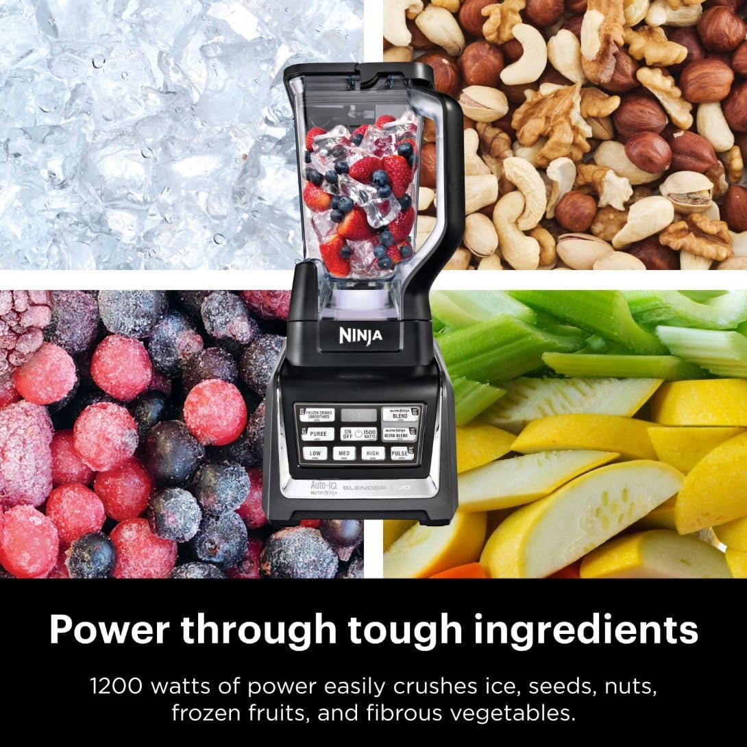 Nutri Ninja Ninja Blender Duo, Licuadora duo con Auto-iQ.
