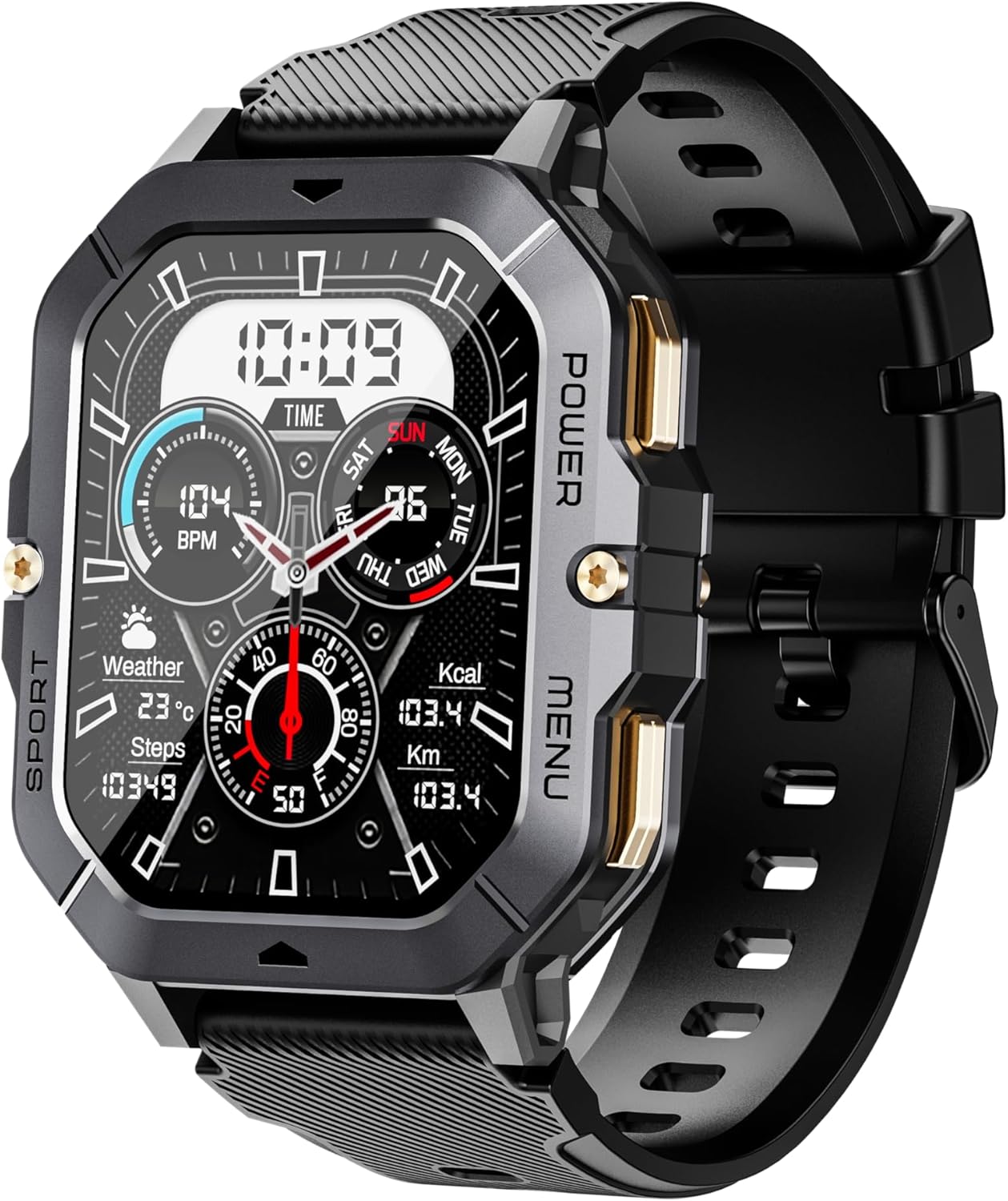 Reloj inteligente resistente deportivo impermeable Gravity C28