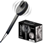 Cepillo vibrante para rostro y cuerpo con gel de ducha, Black Wolf.