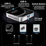 3 en 1 Adaptador inalámbrico CarPlay. Plug & Play