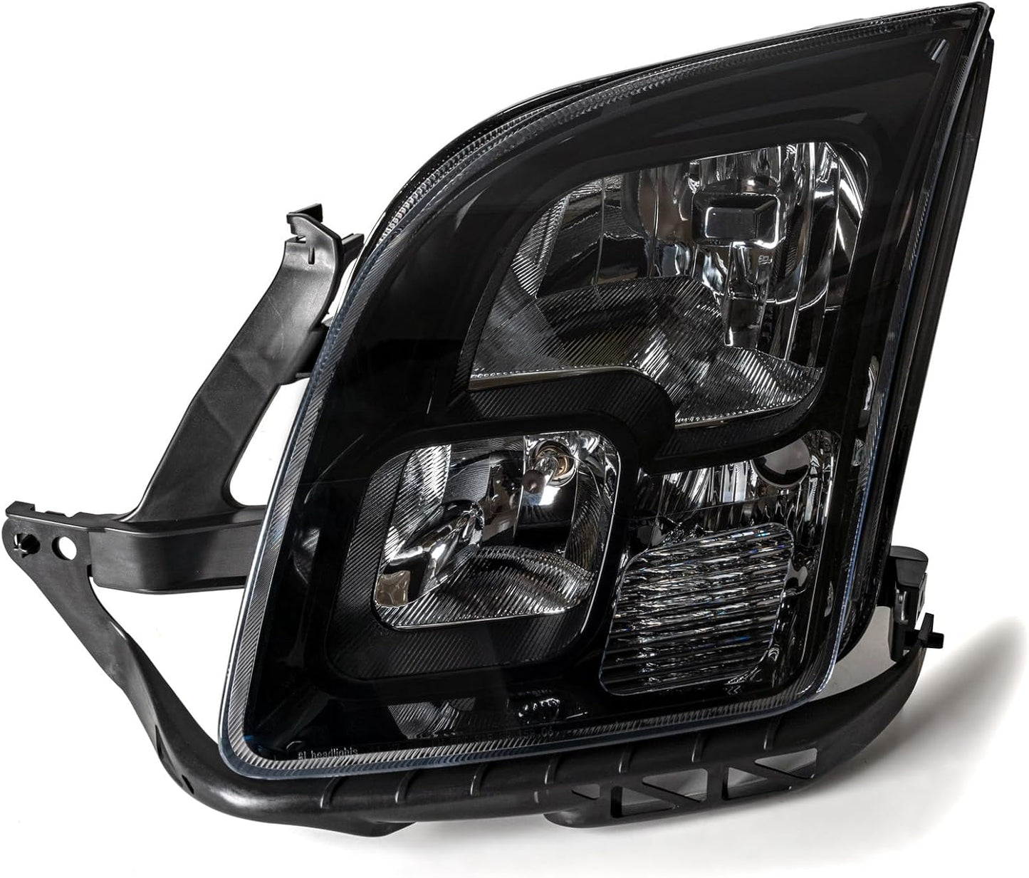 Faros delanteros para Ford Fusion 2006 2007 2008 2009, carcasa negra transparente