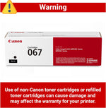 Cartucho de Toner Canon 067 Negro, MF650 y LBP630.