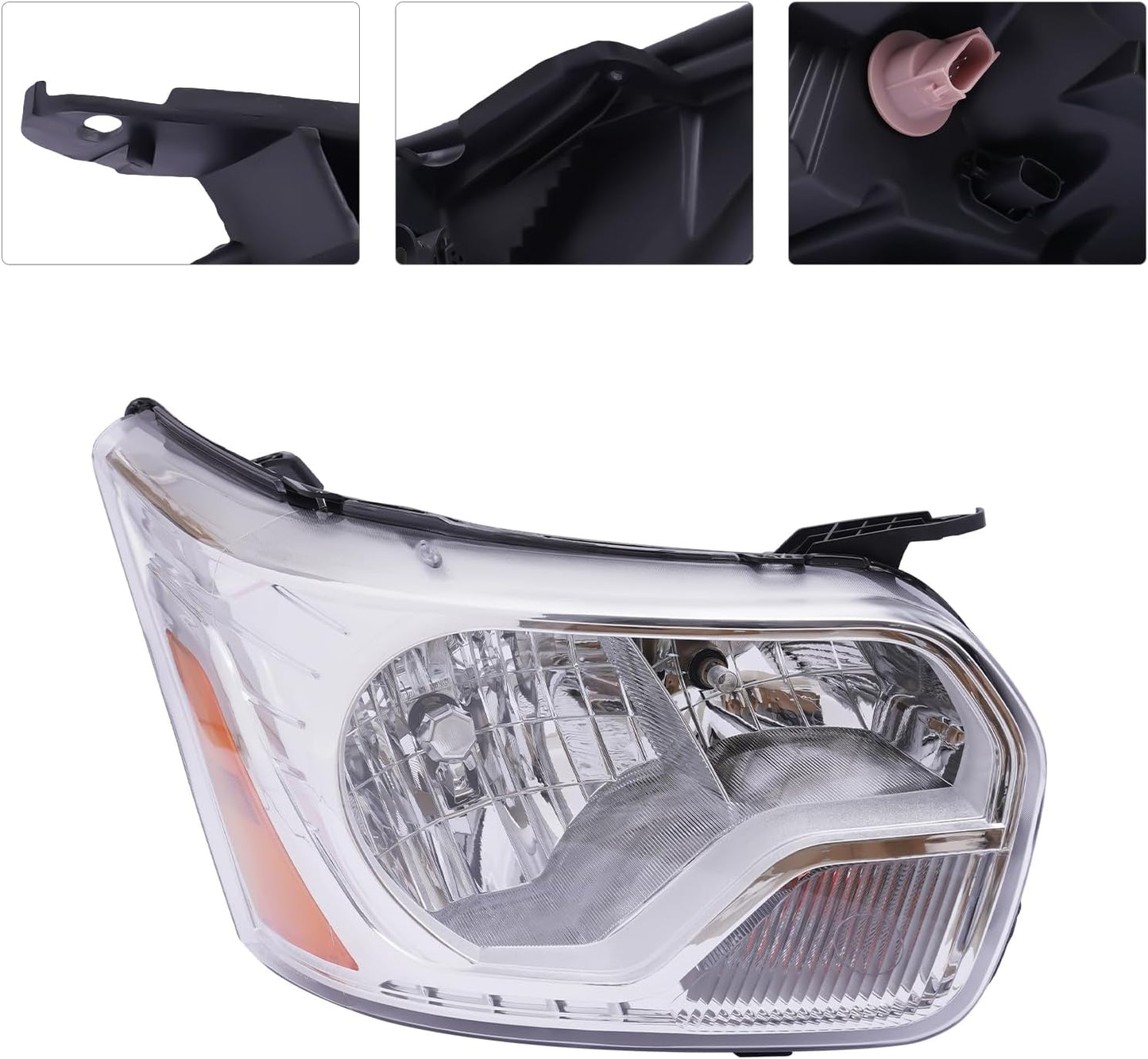 Faro delantero compatible con 2015-2023  Ford TRANSIT Derecho