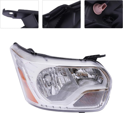 Faro delantero compatible con 2015-2023  Ford TRANSIT Derecho