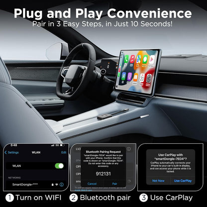 Adaptador Carplay inalámbrico 2024 para Apple (USADO)