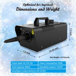 Máquina de nieve 1byone de 650 W con control remoto con cable (USADO)