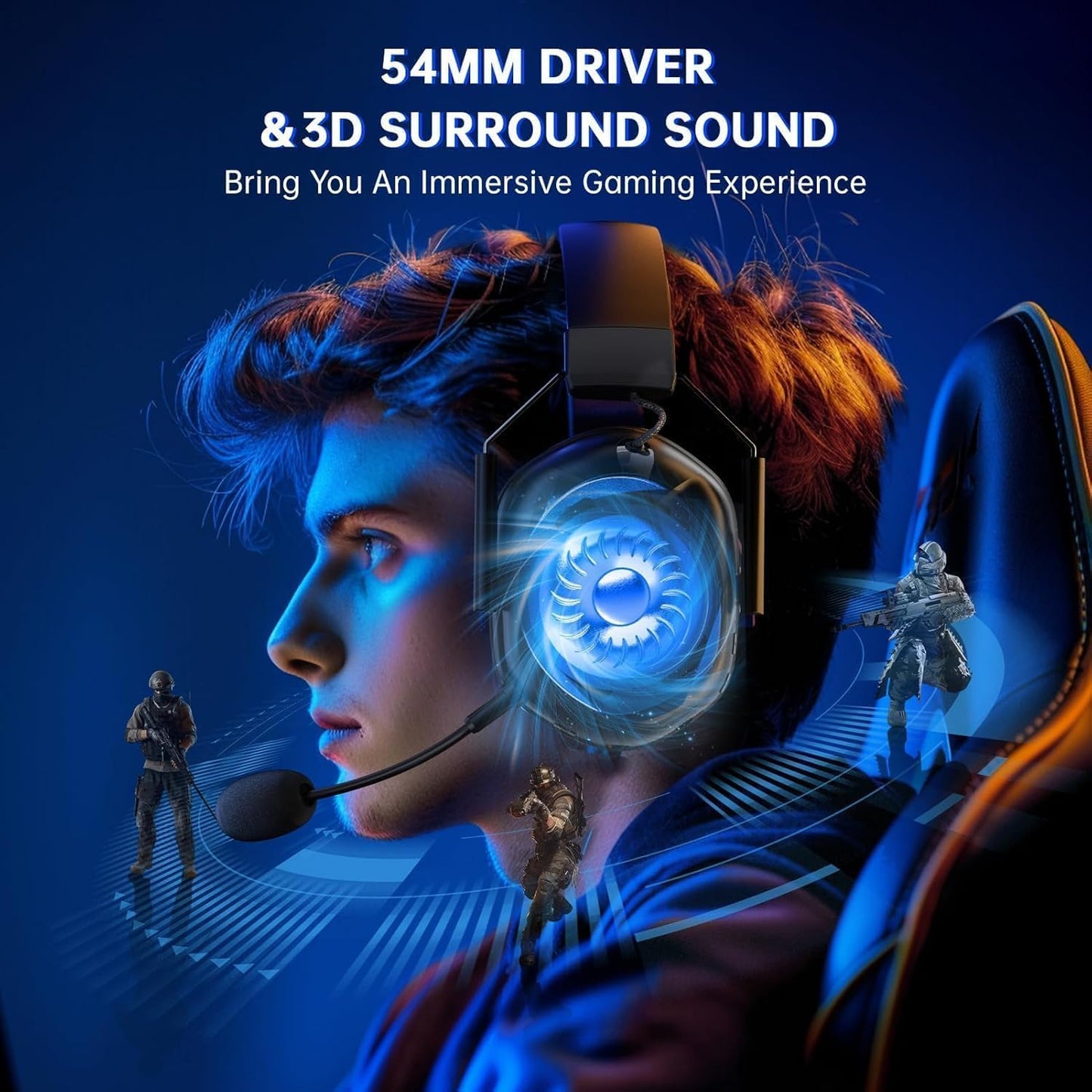 Auriculares inalámbricos para juegos para Xbox Series,Mac