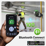 Nivel Láser Huepar 4D 4x360 Verde Bluetooth Autonivelante  S04CG