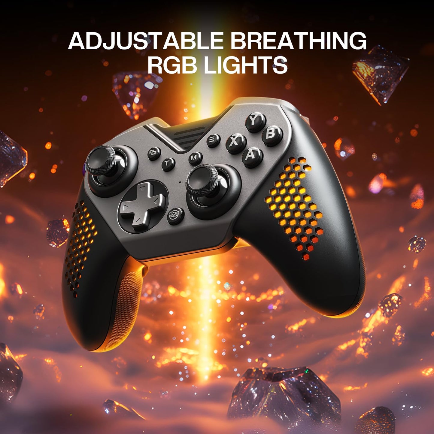 Mando inalámbrico NYXI Flexi para PC,joystick con sensor de efecto Hall.