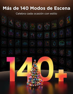 Cadena de Luces Navideñas Govee H6871, RGBWIC 30M, 140 Modos