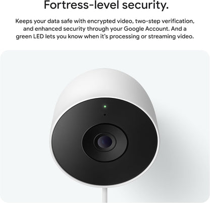 Cámara de seguridad Google Nest Outdoor  2ª gen 2 PZA