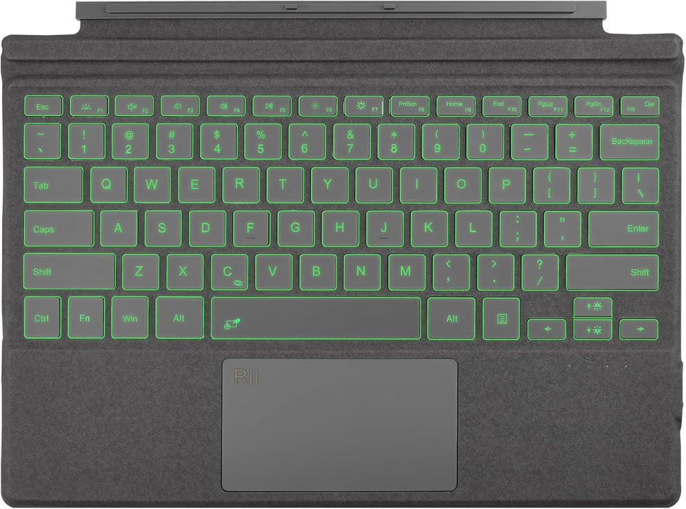 Teclado Bluetooth Rii para Surface Pro 8/9/X con Touchpad