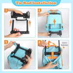 Mochila con ruedas 2 en 1, para niños, capacidad para Toniebox.