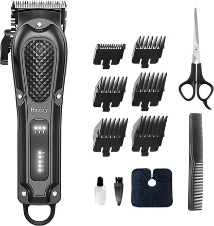 Cortapelos para hombre, profesional, recargable, Haokry.