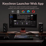 Teclado mecánico con cable Keychron C3/HE/TKL, interruptores magnéticos