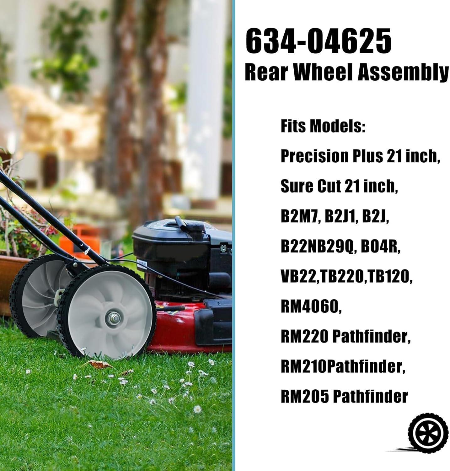 Ruedas traseras de repuesto para podadora, MTD, Craftsman, Toro, 11"