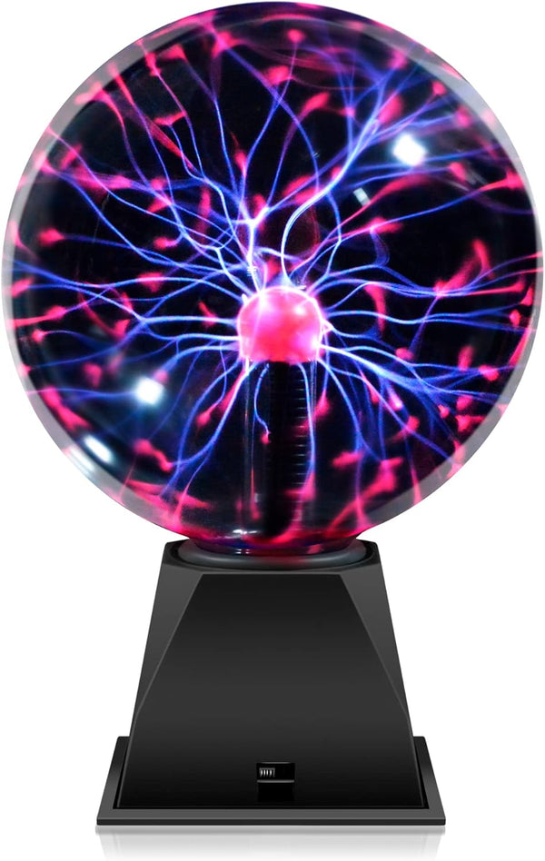 Lámpara Bola de Plasma Sensible al Tacto morado