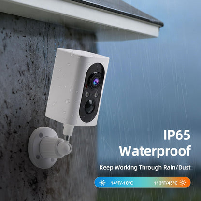 Cámaras Seguridad WiFi 2K Exterior IP65 Visión Nocturna