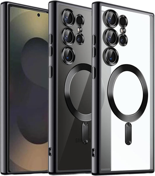 Funda para Samsung Galaxy S25 ultra, glossy, con cristal templado.