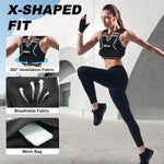 Chaleco Con Peso Ajustable KUKZO 6-12libras Para Entrenamiento Color Negro