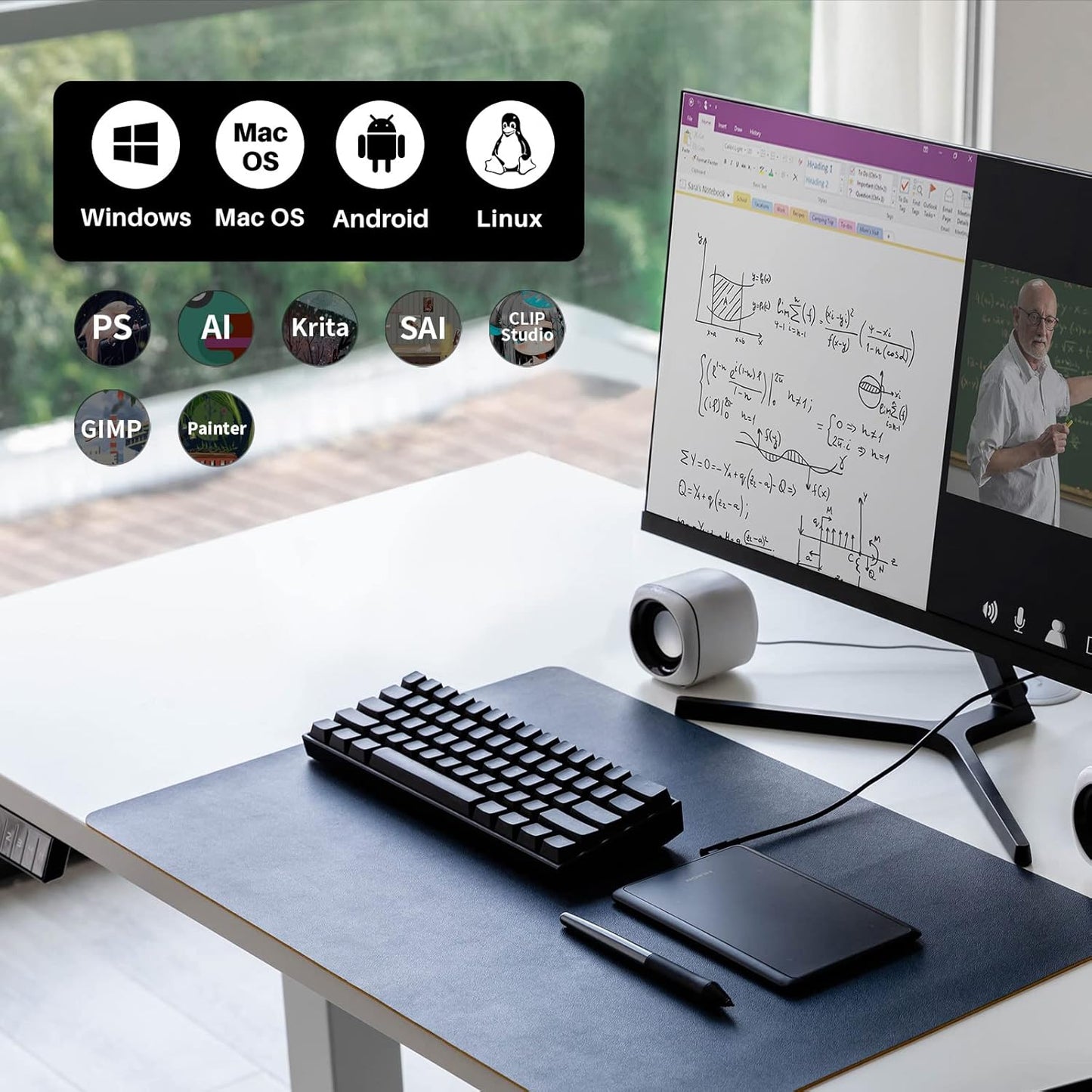 Tabletas de Escritura Digital, HUION Inspiroy H420X, 4X2".