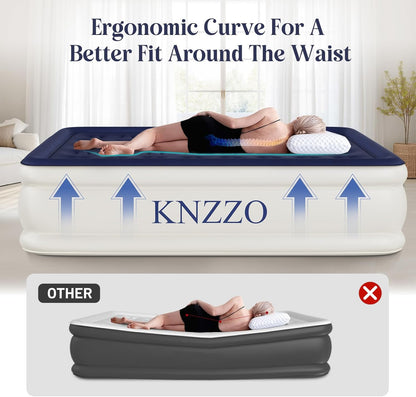 Colchón Inflable Queen KNZZO 80"x 60"x 18" (USADO)