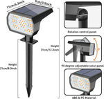 Luces solares impermeables para exteriores NYMPHY