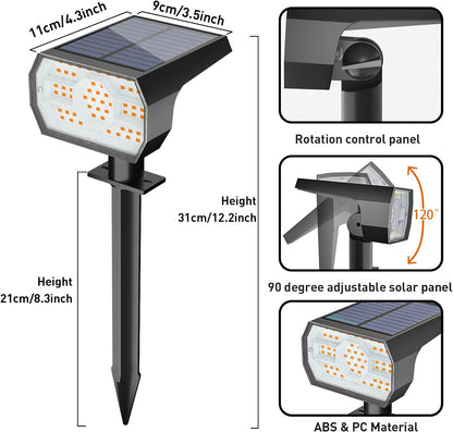 Luces solares impermeables para exteriores NYMPHY