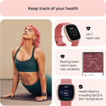 Smartwatch de Fitness, Fitbit Versa 4, con GPS integrado (CAJA SELLADA)