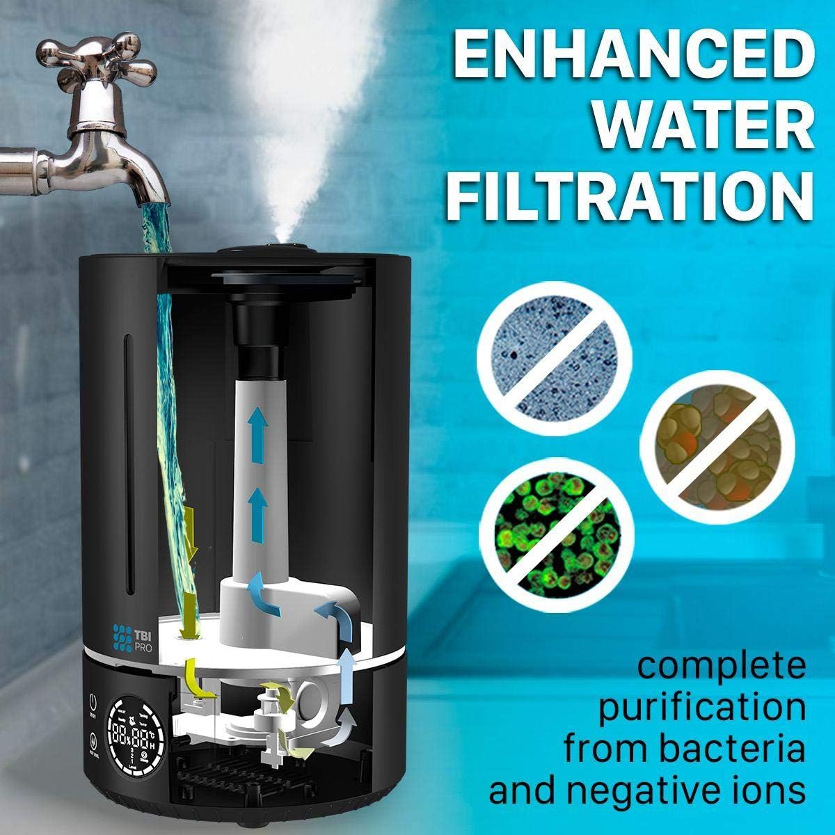 Humidificador 360 grados para recamara de 6L - PBI PRO