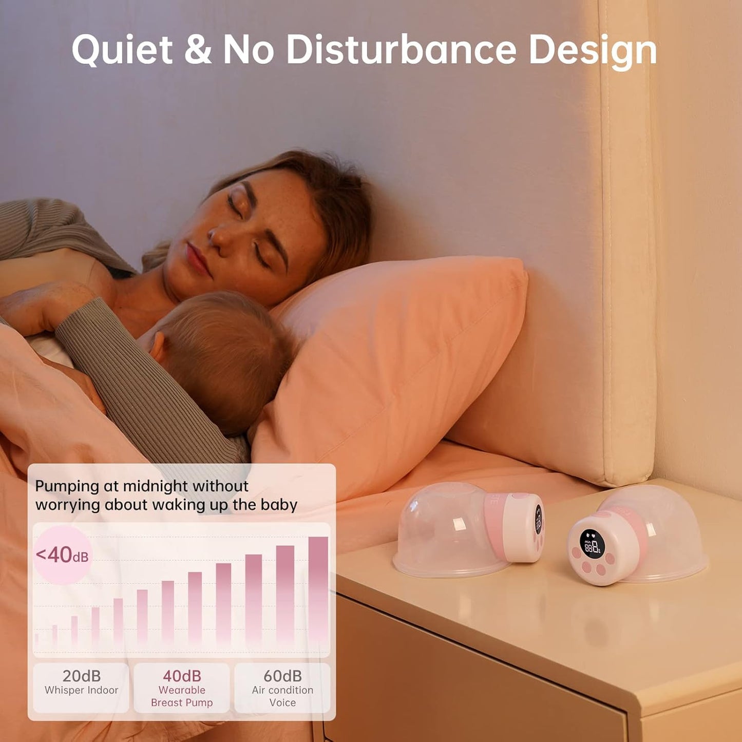 Extractor de leche eléctrico portatil manos libres  TSRETE