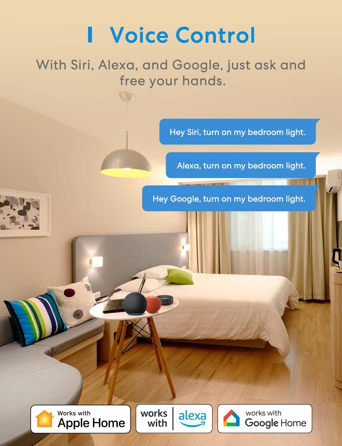 Meross - Kit de interruptor de atenuación inteligente de 3 vías.
