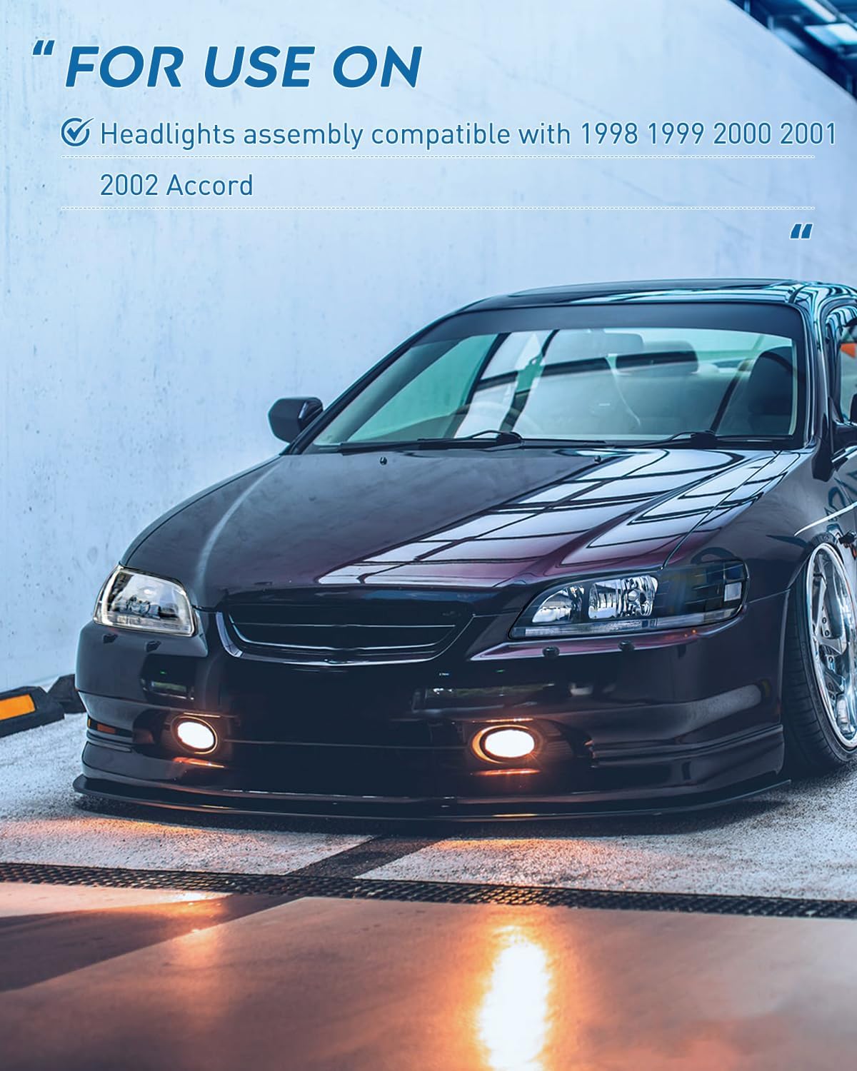 Faros delanteros comp.1998 1999 2000 2001 2002 Honda Accord