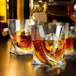 Vasos de whisky Kitnats, Old Fashioned de 10 oZ, set de 4.
