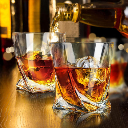 Vasos de whisky Kitnats, Old Fashioned de 10 oZ, set de 4.